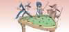 Cartoon: pool (small) by awantha tagged pool