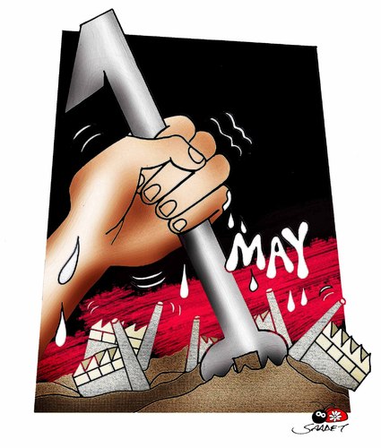 Cartoon: 1 MAY... (medium) by saadet demir yalcin tagged syalcin