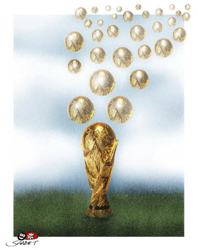 Cartoon: 31 balloons... (medium) by saadet demir yalcin tagged africa2010,syalcin