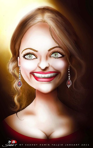 Cartoon: Amanda Seyfried (medium) by saadet demir yalcin tagged amandaseyfried,saadet,syalcin,sdy,turkey,portrait,cartoon,woman