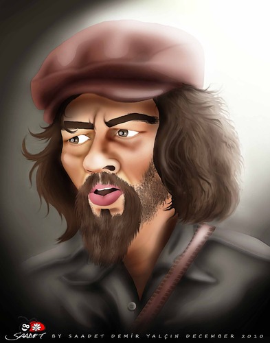 Cartoon: Benicio Del Toro (medium) by saadet demir yalcin tagged saadet,sdy,syalcin,turkey,che,benico