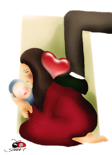 Cartoon: big love... (medium) by saadet demir yalcin tagged syalcin