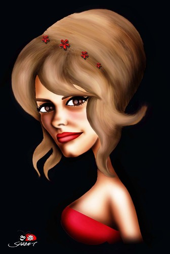 Cartoon: Catherine Deneuve (medium) by saadet demir yalcin tagged cd,sdy,syalcin,turkey