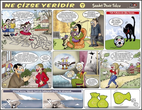 Cartoon: For Monthly Humor Magazine-2 (medium) by saadet demir yalcin tagged saadet,sdy,humormagazine,cartoons