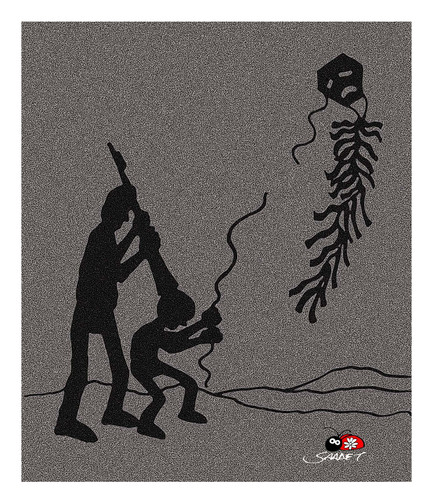 Cartoon: free child... (medium) by saadet demir yalcin tagged syalcin