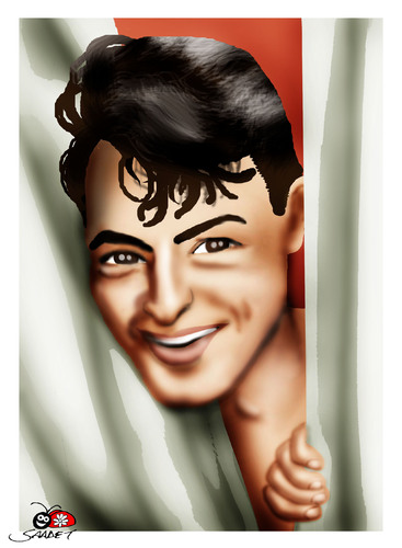Cartoon: Gregory Peck... (medium) by saadet demir yalcin tagged gregory,syalcin,sdy