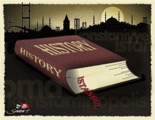 Cartoon: History... (medium) by saadet demir yalcin tagged turkey,sdy,syalcin