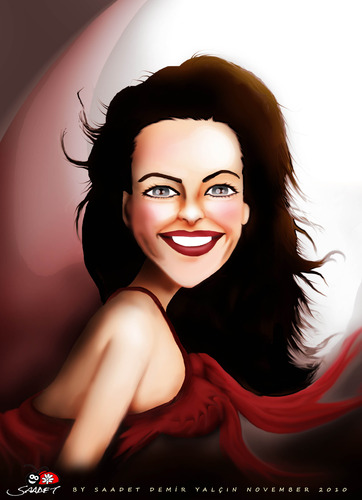 Cartoon: Liv Tyler (medium) by saadet demir yalcin tagged saadet,sdy,syalcin,livtyler,turkey,woman