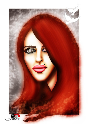 Cartoon: Madalina Manole.. (medium) by saadet demir yalcin tagged madalina,romania,syalcin