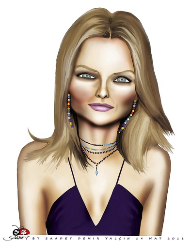 Cartoon: Michelle Pfeiffer (medium) by saadet demir yalcin tagged saadet,michellepfeiffer