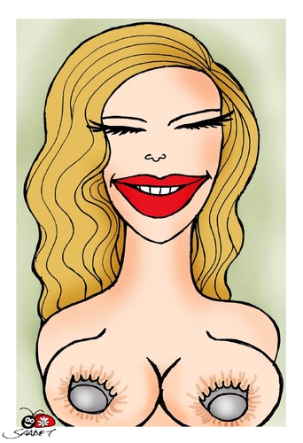 Cartoon: pasteurized... (medium) by saadet demir yalcin tagged sdy,woman,syalcin,saadet,pasteurized