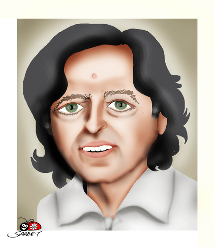 Cartoon: Predrag Srbljanin (medium) by saadet demir yalcin tagged sdy