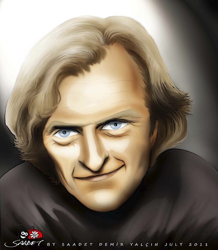 Cartoon: Rutger Hauer (medium) by saadet demir yalcin tagged saadet,sdy,portrait