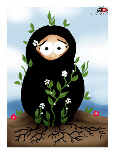 Cartoon: spring... (medium) by saadet demir yalcin tagged syalcin