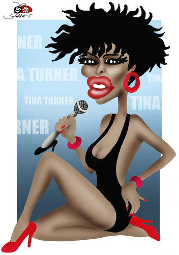 Cartoon: TINA TURNER (medium) by saadet demir yalcin tagged syalcin