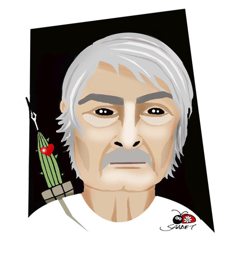 Cartoon: TURHAN SELCUK (medium) by saadet demir yalcin tagged turhanselcuk,syalcin