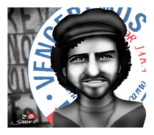 Cartoon: VICTOR JARA (medium) by saadet demir yalcin tagged venceremos,victorjara,syalcin