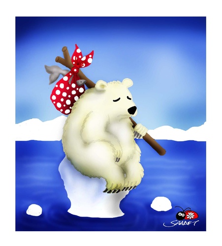 Cartoon: WAITING... (medium) by saadet demir yalcin tagged waiting,syalcin