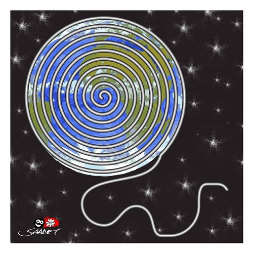 Cartoon: world (medium) by saadet demir yalcin tagged syalcin