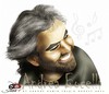 Cartoon: Andrea Bocelli (small) by saadet demir yalcin tagged saadet sdy andreabocelli