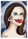 Cartoon: angelina jolie portre (small) by saadet demir yalcin tagged ajolie