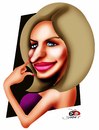 Cartoon: Barbra Streisand (small) by saadet demir yalcin tagged barbra syalcin