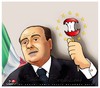 Cartoon: BERLUSCONI (small) by saadet demir yalcin tagged saadet,sdy,italy,silvioberlusconi,apple