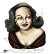 Cartoon: Bette Davis (small) by saadet demir yalcin tagged saadet,sdy,bettedavis