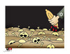 Cartoon: Bread.. (small) by saadet demir yalcin tagged bread gaza syalcin