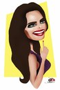 Cartoon: Brooke Shields (small) by saadet demir yalcin tagged brookeshields,syalcin