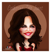 Cartoon: Catherina Zeta Jones (small) by saadet demir yalcin tagged syalcin