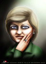 Cartoon: Daniela.. (small) by saadet demir yalcin tagged syalcin,sdy,saadet,turkey,daniela,romania,friendship