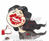 Cartoon: Fake like... (small) by saadet demir yalcin tagged saadet,sdy