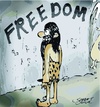 Cartoon: freedom (small) by saadet demir yalcin tagged freedom