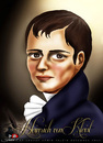 Cartoon: Heinrich von Kleist (small) by saadet demir yalcin tagged saadet sdy heinrichvonlkleist writer kleist