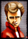 Cartoon: James Dean... (small) by saadet demir yalcin tagged jd syalcin sdy