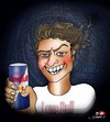 Cartoon: Love Bull (small) by saadet demir yalcin tagged saadet,sdy,syalcin,turkey,drink,love,humor