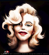 Cartoon: MM (small) by saadet demir yalcin tagged saadet sdy syalcin mm marilynmonroe portrait