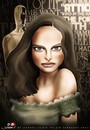 Cartoon: Natalie Portman (small) by saadet demir yalcin tagged saadet sdy syalcin turkey cartoon portrait natalieportman oscar cinema