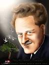 Cartoon: NAZIM HIKMET RAN (small) by saadet demir yalcin tagged saadet,sdy,nazimhikmet,poet