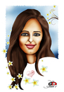 Cartoon: Nicoleta.... (small) by saadet demir yalcin tagged syalcin,nicoleta,romania,turkey,friendship