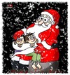 Cartoon: real gift (small) by saadet demir yalcin tagged saadet,syalcin,newyear,turkey,sdy,noel