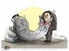 Cartoon: Satire of in the press (small) by saadet demir yalcin tagged saadet,sdy,press