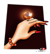 Cartoon: solitaire... (small) by saadet demir yalcin tagged syalcin