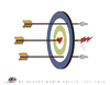 Cartoon: Sometimes... (small) by saadet demir yalcin tagged saadet,sdy,arrow,hit