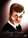 Cartoon: Tony Curtis has passed away (small) by saadet demir yalcin tagged tonycurtis,saadet,syalcin,sdy,turkey,cinema