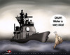 Cartoon: Water is very nice... (small) by saadet demir yalcin tagged saadet,sdy,osama,bin,laden