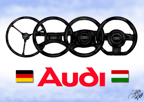 Cartoon: AUDI    generation (medium) by T-BOY tagged audi,generation