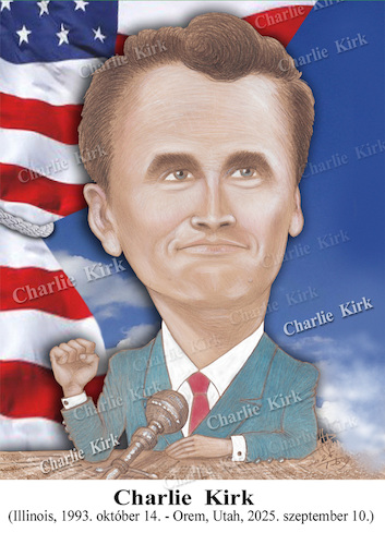 Cartoon: Charile Kirk (medium) by T-BOY tagged charile,kirk