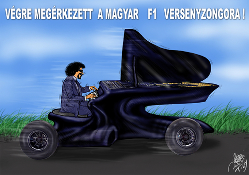 Cartoon: F1   PIANO (medium) by T-BOY tagged f1,piano